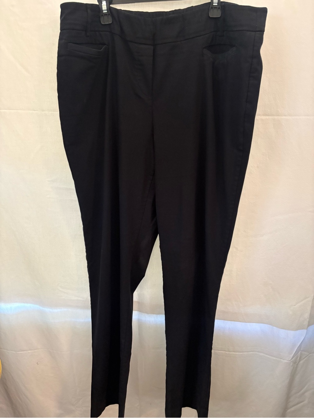 Black Stretch Tapered Dress Pants - Women's Tailored Fit